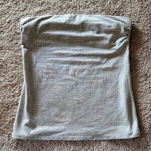 Express  grey tube top with embellishments size large